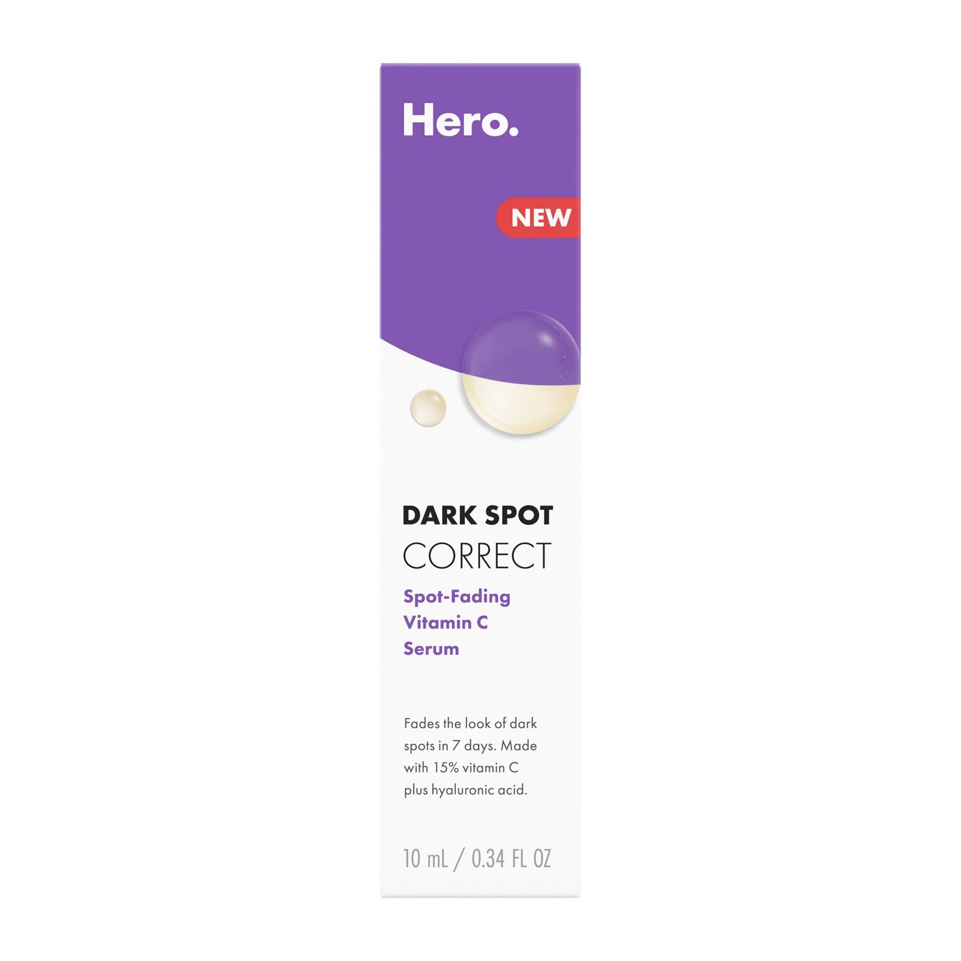 Hero Cosmetics Dark Spot Correct - 10ml: Alcohol-Free, Facial Gel, For Normal Skin, Face Application