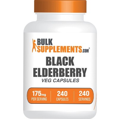 BulkSupplements Elderberry Extract Capsules