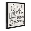 Stupell Industries Hello Sweet Cheeks with Toilet, 18" x 18" - 3 of 4