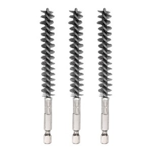 Unique Bargains Stainless Steel Cleaning Tools and Accessories Durable 1/4 Inch Hex Bore Brushes - 1 of 4