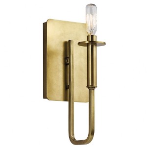 Kichler Lighting Alden 1 - Light Sconce in  Natural Brass - 1 of 2