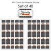 Big Dot of Happiness Teacher Retirement - Mini Candy Bar Wrapper Stickers - Happy Retirement Party Small Favors - 40 Count - 3 of 4