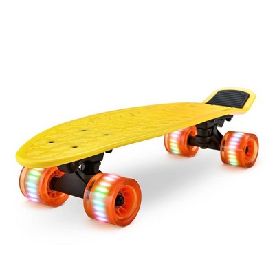 Hurtle 6" PP Deck Mini Cruiser Skateboard for Kids and Adults