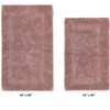 Lux Premium 100% Cotton Tufted Solid Reversible 2 PC Bath Rug Set – Ultra-Soft, Water-Absorbent, Durable, Machine Washable Bathroom Rug - 2 of 4