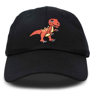 Dalix T-Rex Embroidered Cotton Dad Hat Adjustable Baseball Cap Mens - 1 of 4