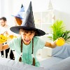 4E's Novelty Black Witch Hat – 14" Pop-Up Oxford Witch Costume Accessory for Adults & Kids - 3 of 4