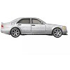 Mercedes-Benz 500 SEL Silver Metallic "The Fast and the Furious: Tokyo Drift" (2006) Movie Diecast Model Car by Hot Wheels - 2 of 3