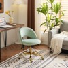 Karl Home | 23 inch Task Chair Office Desk Chair Make Up Chair With Wheels - 2 of 4