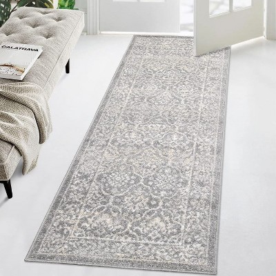 Area Rug Moroccan Trellis Rugs for Living Room Bedroom Soft Boho Farmhouse Rug Stain Resistant Throw Carpet