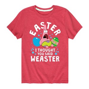 Boys' - SpongeBob Squarepants - Easter Weaster Short Sleeve Graphic T-Shirt - 1 of 4