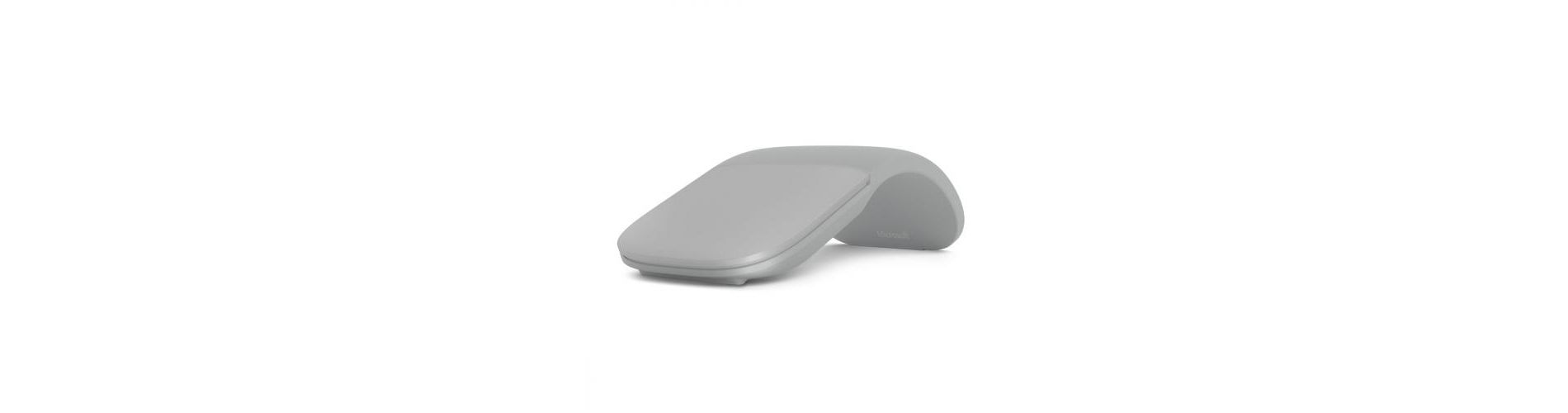 Microsoft Surface Arc Touch Mouse Platinum - Wireless - Bluetooth Connectivity - Ultra-slim & lightweight - Innovative full scroll plane