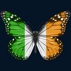 Men's Design By Humans Butterfly Flag Of Ireland By GiftsIdeas Tank Top - 2 of 2