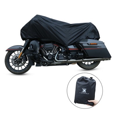 Unique Bargains Lightweight Half Outdoor Waterproof Rain Dust Protector Motorcycle Half Cover 1 Pc