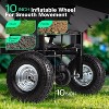 Suchtale Tow-Behind Broadcast Spreader, 90lb Capacity, Heavy Duty for Fertilizer & Seed, Adjustable Flow, 10" Pneumatic Tires - 4 of 4