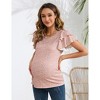 Maternity Tops Women's Flying Stylish T Shirt - 4 of 4