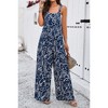 I AM A FASHION JUNKY Geo Print Smocked Sleeveless Pockets Jumpsuit - 2 of 4