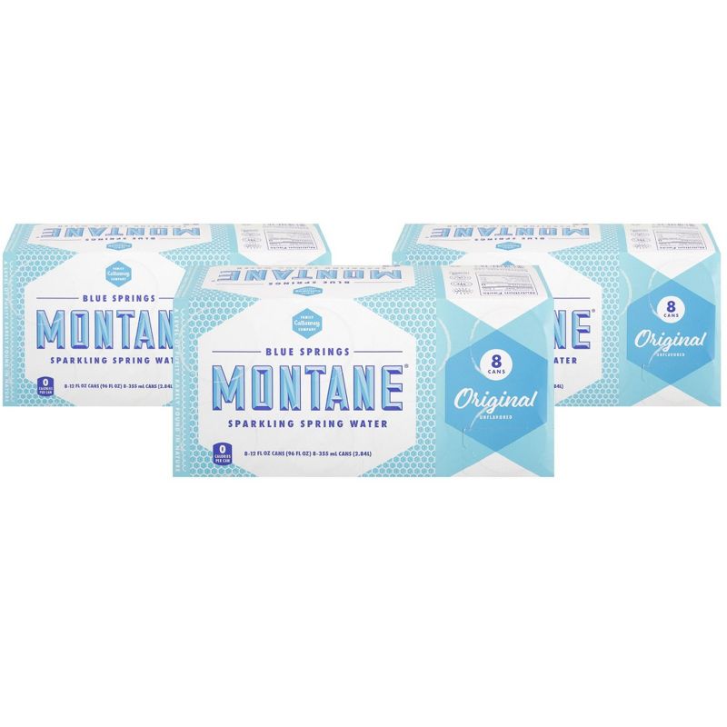 Montane Sparkling Spring Water Original Unflavored - Case of 3/8 pack, 12 oz, 1 of 5