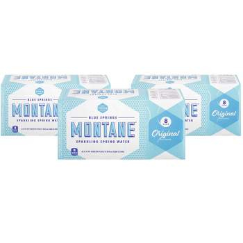 Montane Sparkling Spring Water Original Unflavored - Case of 3/8 pack, 12 oz