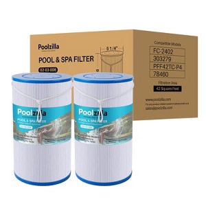 Poolzilla Replacement Spa Filter for FC-2402, Watkins 303279, PFF42TC-P4, 78460, SD-01322 - 1 of 4