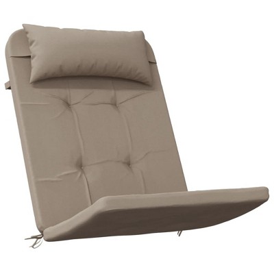 vidaXL Adirondack Chair Cushions 2 pcs Taupe - Made of Durable Oxford Fabric, Comfortable Use, Indoor and Outdoor Application