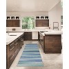 HomeStock Washable Janna Ivory/Blue 2x8, Transitional, Machine Woven with Printed Designs - 2 of 4