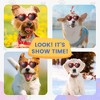 Dog Love Shaped Sunglasses Fashionable Vintage Anti-uv Sun Glasses Goggles Eye Wear - 2 of 4
