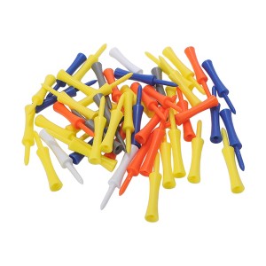 Unique Bargains Portable 78mm limited Golf Tees 3.07" Multicolor 50 Pcs - 1 of 4
