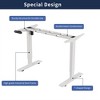 Okak Adjustable Lift-up Computer Drafting Table with Wooden Tabletop,Home Office Drafting Standing Desk for Adults/Teens - 4 of 4