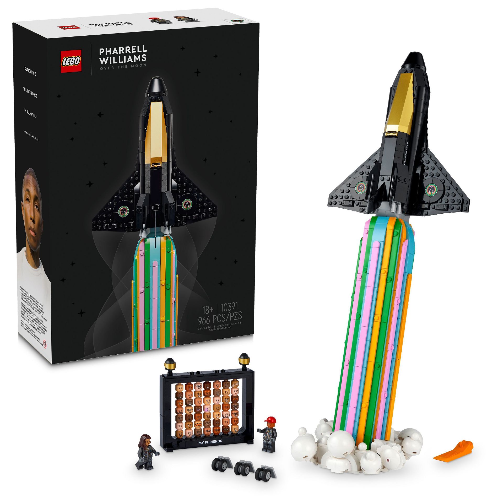 LEGO Icons Over the Moon with Pharrell Williams Building Kit 10391