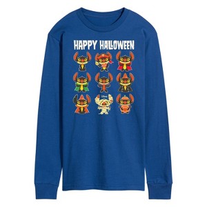 Men's - Lilo and Stitch - Stitch Costumes Long Sleeve Graphic T-Shirt - 1 of 4