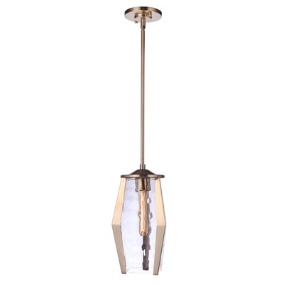 Craftmade Lighting Guiding Star 1 - Light Pendant in  Satin Brass