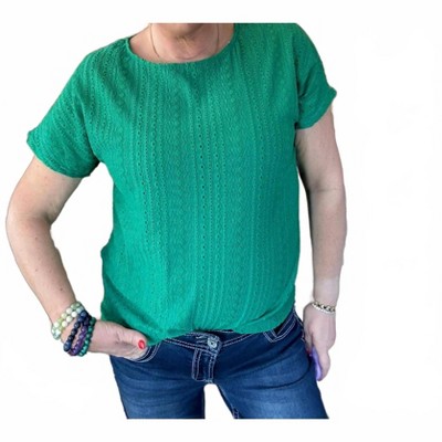 Women's Bay Breeze Eyelet Top - BOMBOM