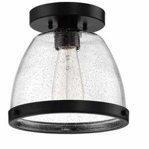 Craftmade Lighting Lodie 1 - Light Flush Mount in  Flat Black - 1 of 1