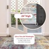 Abstract Machine Washable Rug with Non Slip Backing Ultra-Thin Non Shedding Stain Resistant Indoor Carpet for Living Room Bedroom Dining Room - 4 of 4