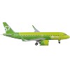 Airbus A320neo Commercial Aircraft "S7 Airlines" Green 1/400 Diecast Model Airplane by GeminiJets - 3 of 3