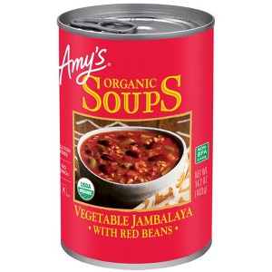 Amy's Gluten Free Organic Vegetable Jambalaya with Red Beans - 14.2oz - 1 of 4