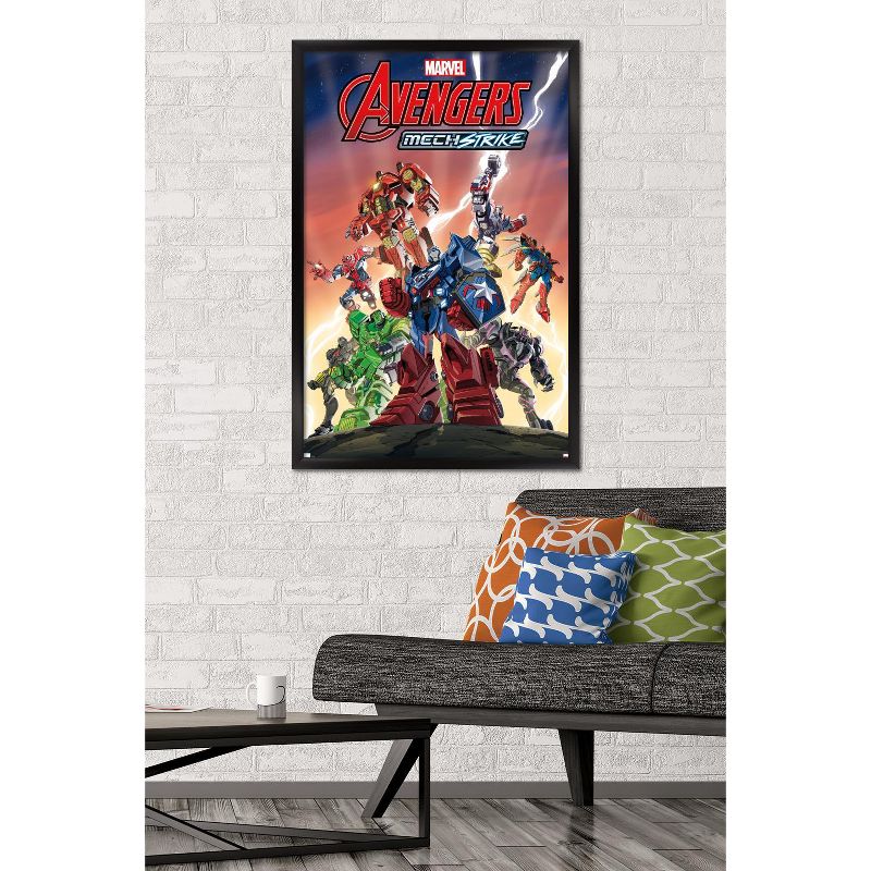 Trends International Marvel Avengers: Mechstrike - Group Framed Wall Poster Prints, 2 of 7
