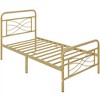 Yaheetech Vintage Metal Bed Frame with headboard - 2 of 4