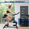 Costway 30Lbs Magnetic Stationary Training Bike Stationary Belt Drive Bicycle - 3 of 4