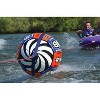 Airhead Chariot Triple Rider Towable Tube & Tow Rope w/ Inflatable Booster Ball - image 3 of 4