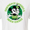 Women's - Disney - Shamrock Wishes Irish Kisses Cropped Graphic T-Shirt - 2 of 4