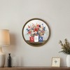 Creative Products USA Mason Jar Florals 20 x 20 Round Brown Framed Print - 4 of 4