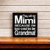 Slickblue They Call Me Mimi Wood Sign – Rustic Knotty Pine 7x7 Wall Decor for Grandma, Multiple Colors - 3 of 3