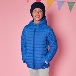 Lands' End Kids ThermoPlume Packable Hooded Jacket - 1 of 4