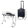 Byootique Manicure Table Nail Desk & Rolling Makeup Train Case Kit - 4 of 4