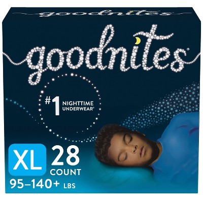 GoodNites Boys' Nighttime Bedwetting Underwear - XL - 28ct