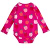 RuffleButts Baby Girls Knit Long Sleeve Ruffle Layering Bodysuit - 2 of 4