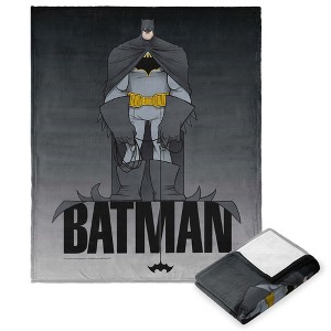Warner Bros. WB 100 Avenger Of Gotham Silk Touch Throw Blanket 50x60 Inches - 1 of 4