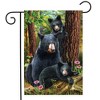 Briarwood Lane Summer Garden Flag 12x18 For Outdoor Black Bear Family Nature For Summer Garden Flag Flags For Outside - 2 of 4