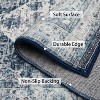 Machine Washable Low Pile Area Rugs - Non Slip Boho Vintage Indoor Carpet, Stain Resistant, Foldable for Living Room, Bedroom, Dining Room - 4 of 4